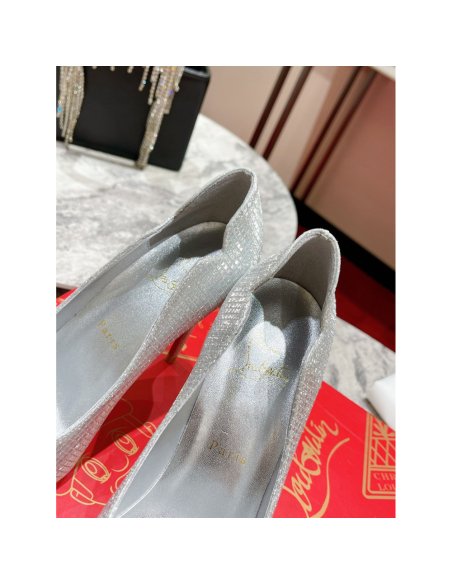 Cheap Reps Christian Louboutin Hot Chick 100mm Pumps In Sequin Fabric