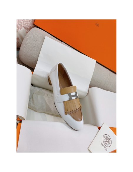 Cheap Reps Hermes Womens Royal Loafers in Multicolor Calfksin