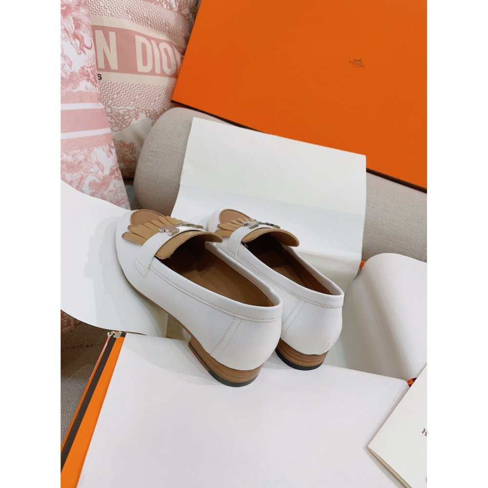 Cheap Reps Hermes Womens Royal Loafers in Multicolor Calfksin