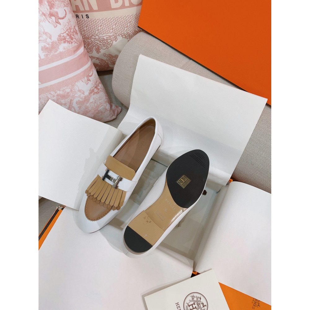 Cheap Reps Hermes Womens Royal Loafers in Multicolor Calfksin