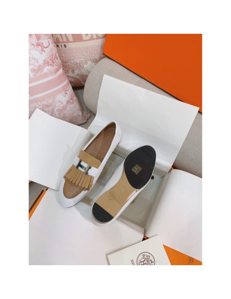 Cheap Reps Hermes Womens Royal Loafers in Multicolor Calfksin