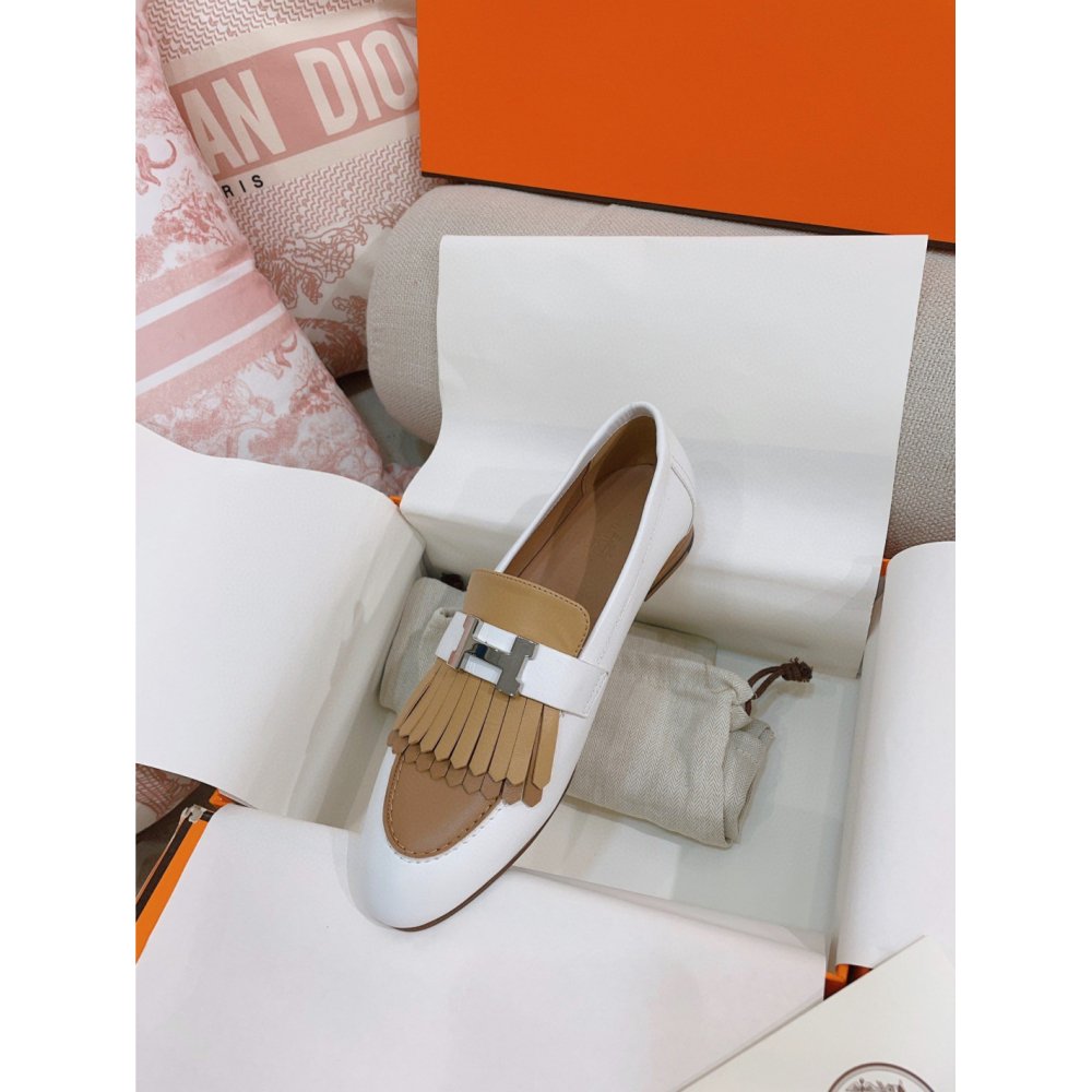 Cheap Reps Hermes Womens Royal Loafers in Multicolor Calfksin