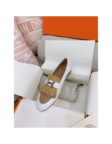 Cheap Reps Hermes Womens Royal Loafers in Multicolor Calfksin